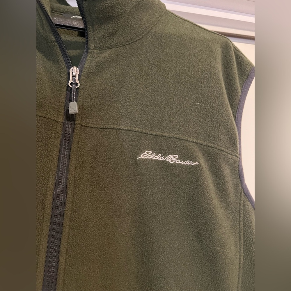 Eddie Bauer Forest Green Vest - Picture 2 of 3